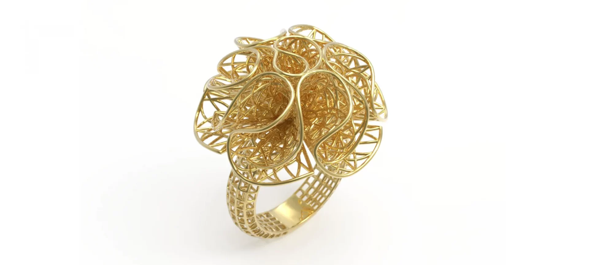 3D Printed Golden ring