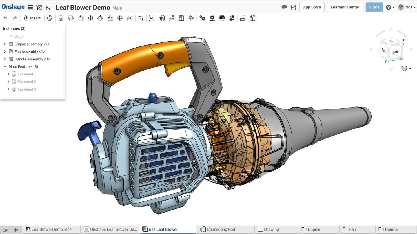 Onshape 3d modeling software