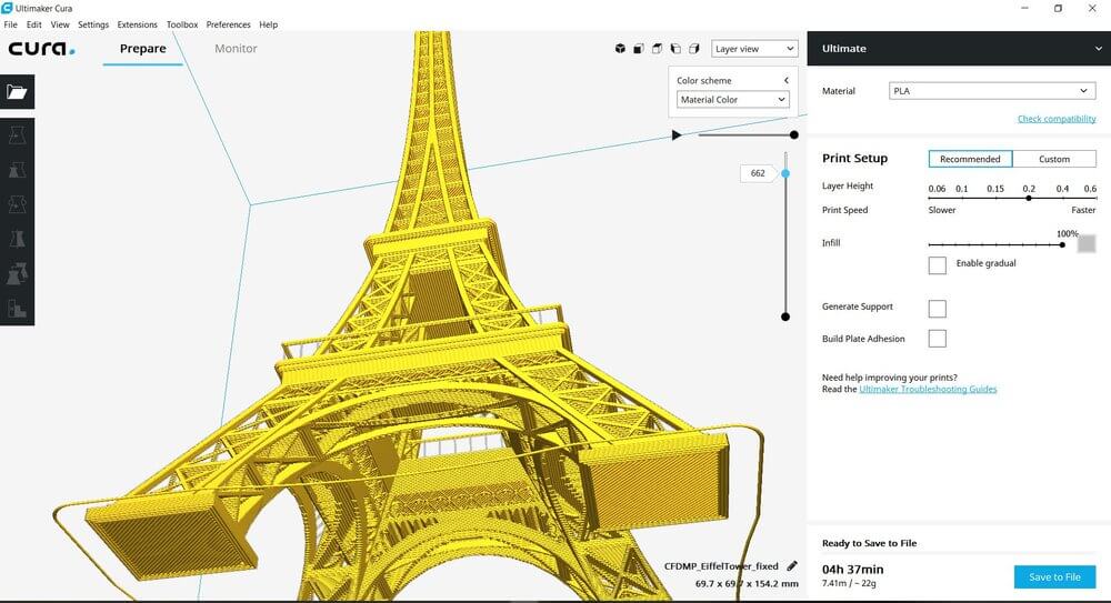 3d printing cura 3d printing software