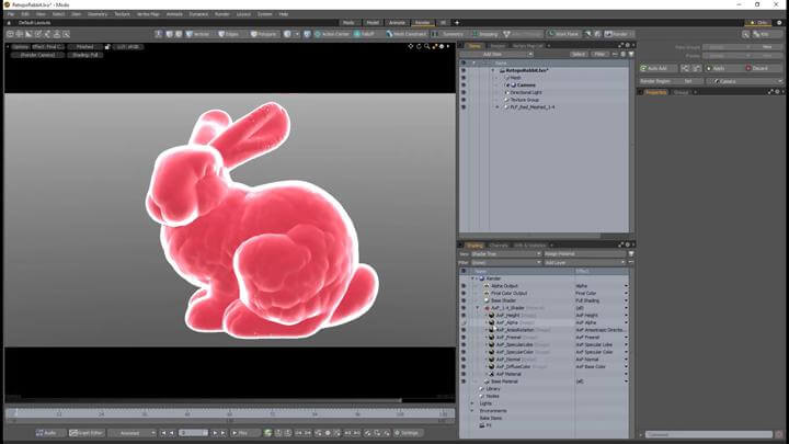 Modo 3d modeling software