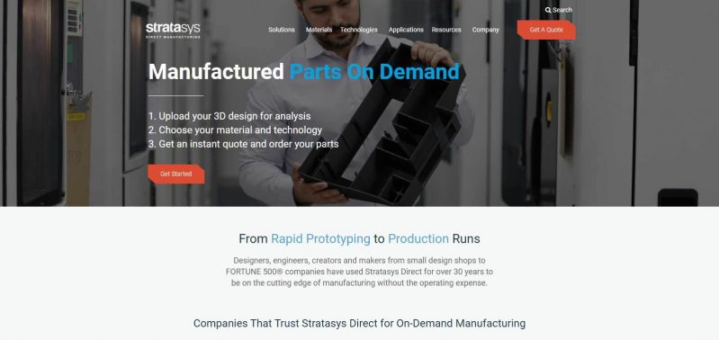 Stratasys Direct Manufactured Parts On Demand