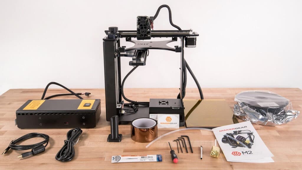 MakerGear M2 3d printer unboxing