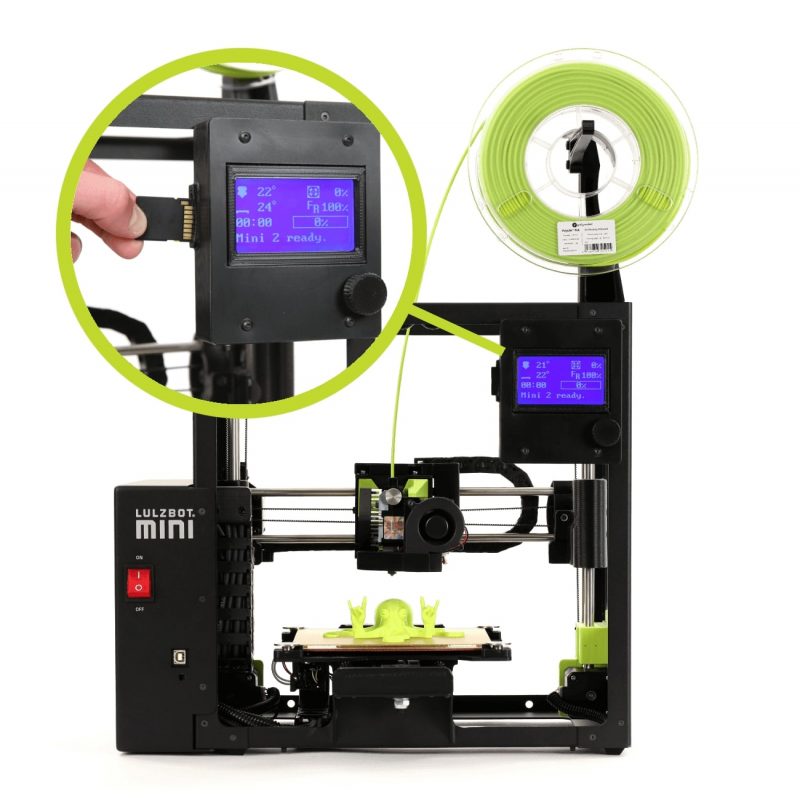 LulzBot Mini 2 user interface