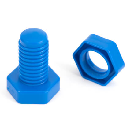 3D printed Metric Nuts and Bolts