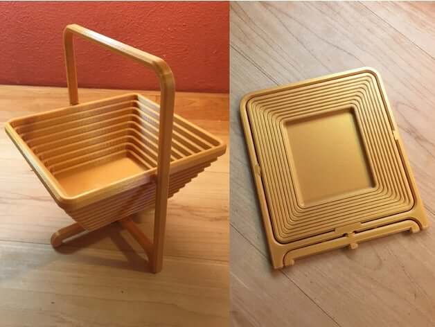 3d printed Collapsible Basket