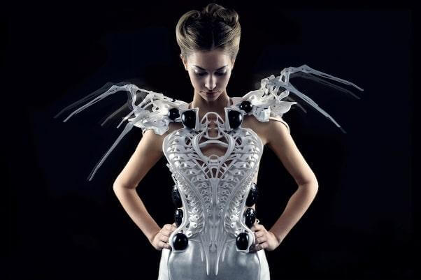 3d printed spider dress