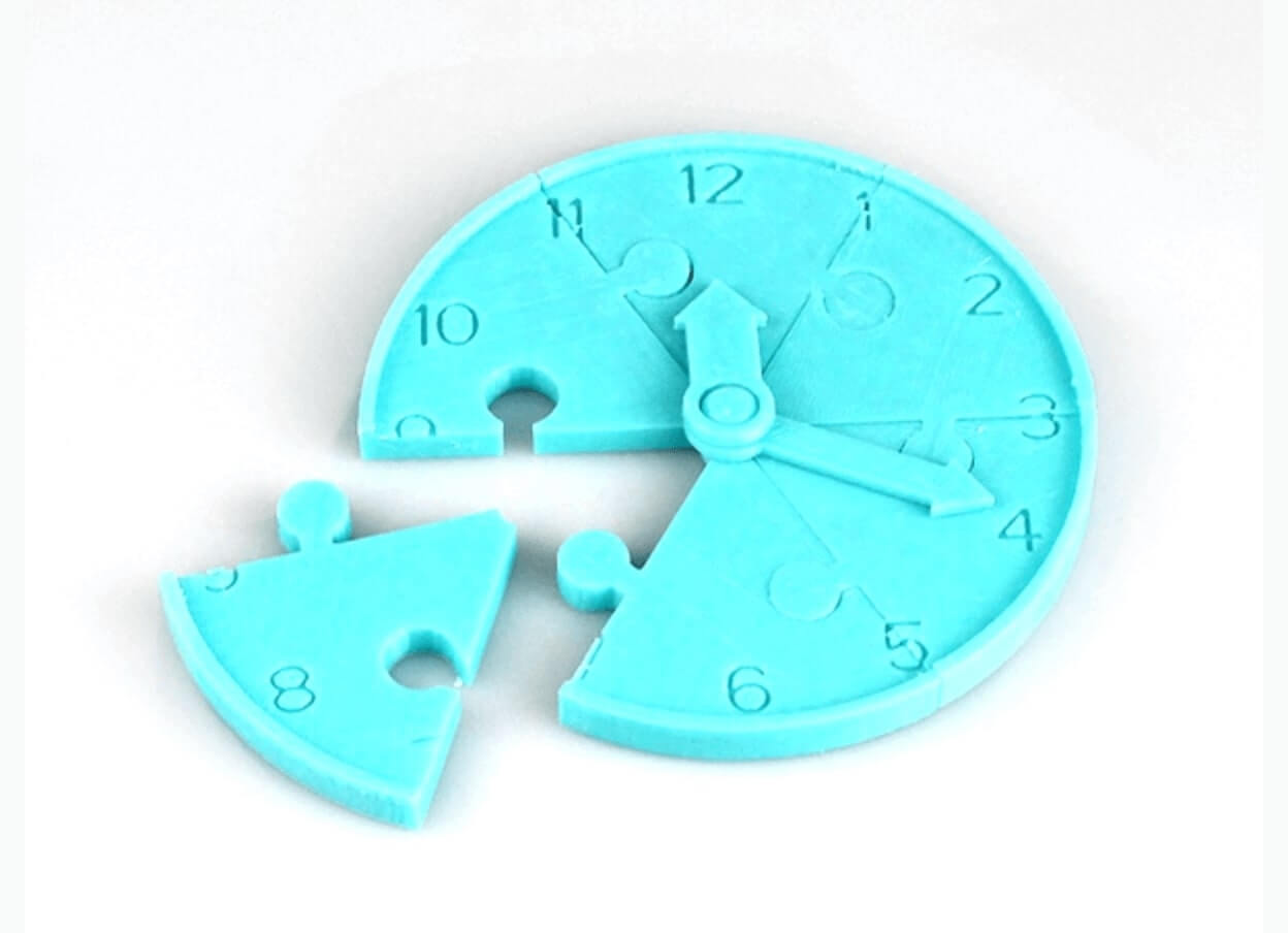 Jigsaw Clock By Cel Robox