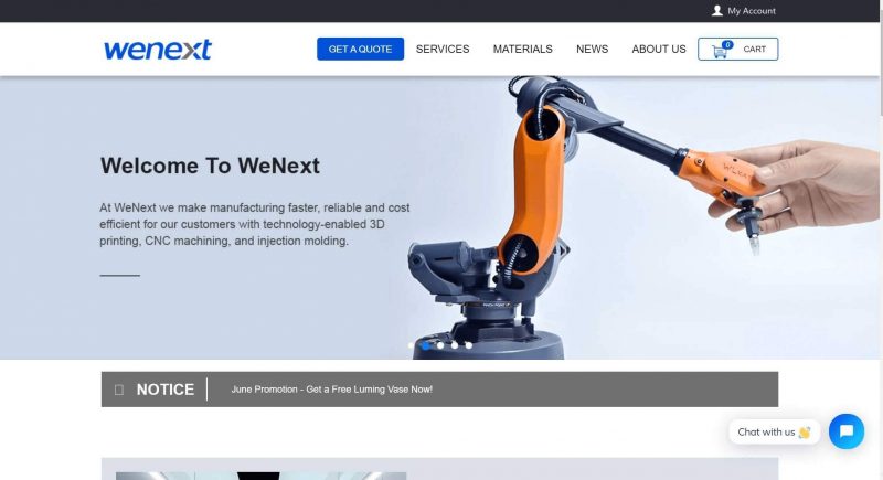 WeNext 3d printing