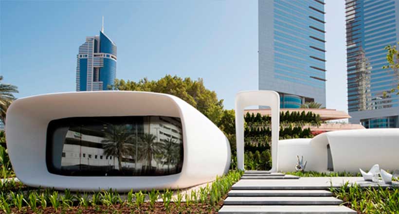 dubai 3d printed office