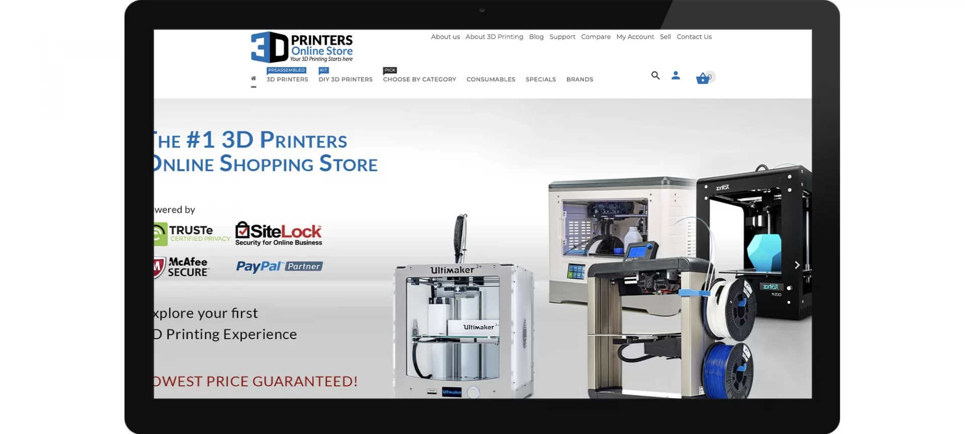 3D printers online store