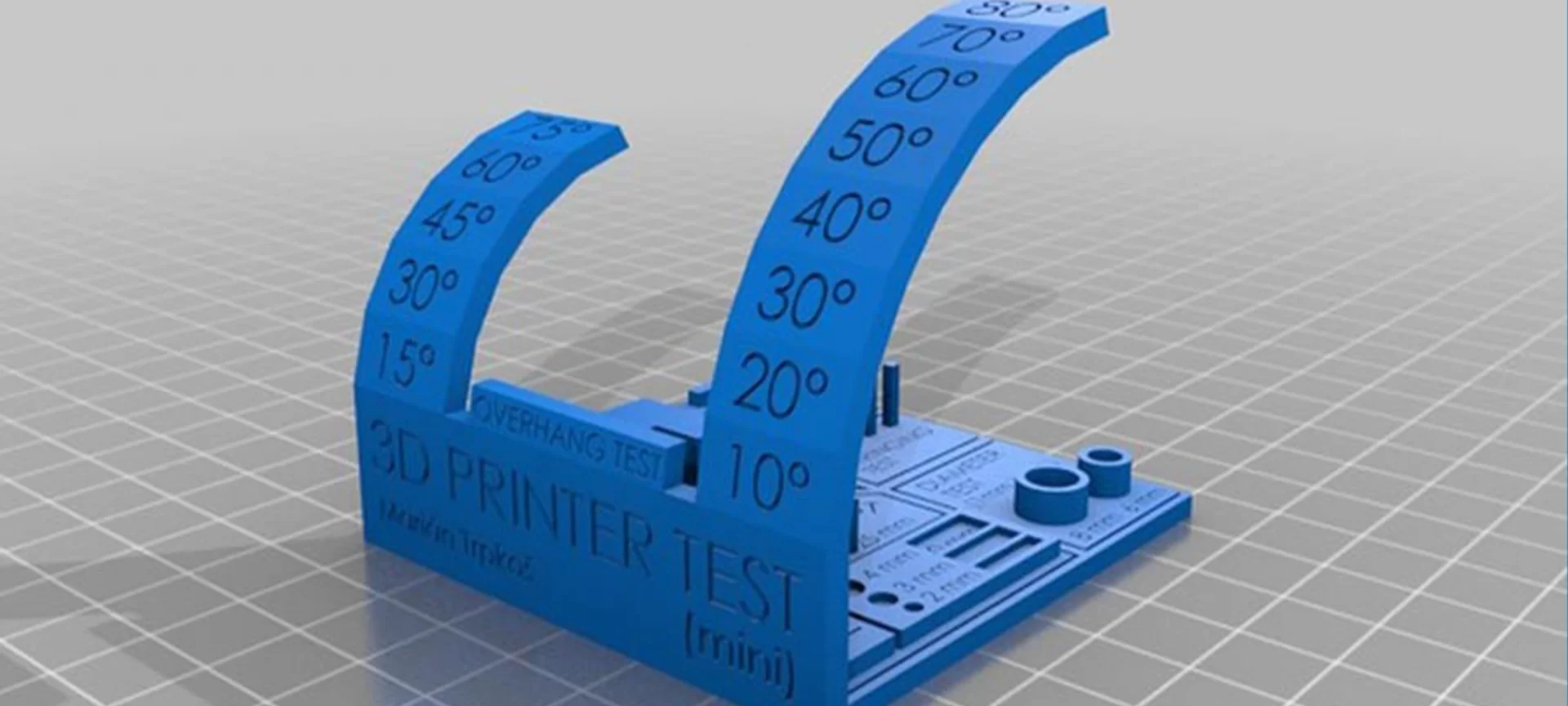 Калибровочная модель для 3d принтера