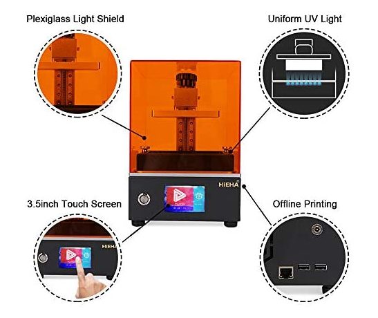 HIEHA SQ1 3D printer Features