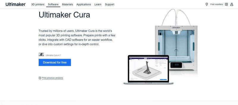 ultimaker cura 4.7 download