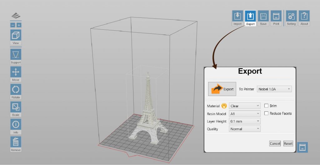 XYZprinting Nobel 1.0 A Software