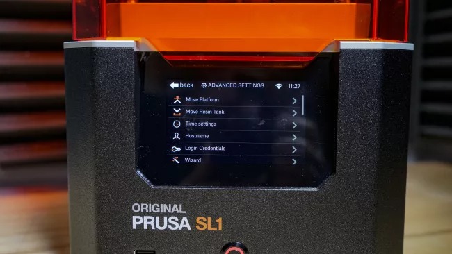 original prusa sl1 3d printer first