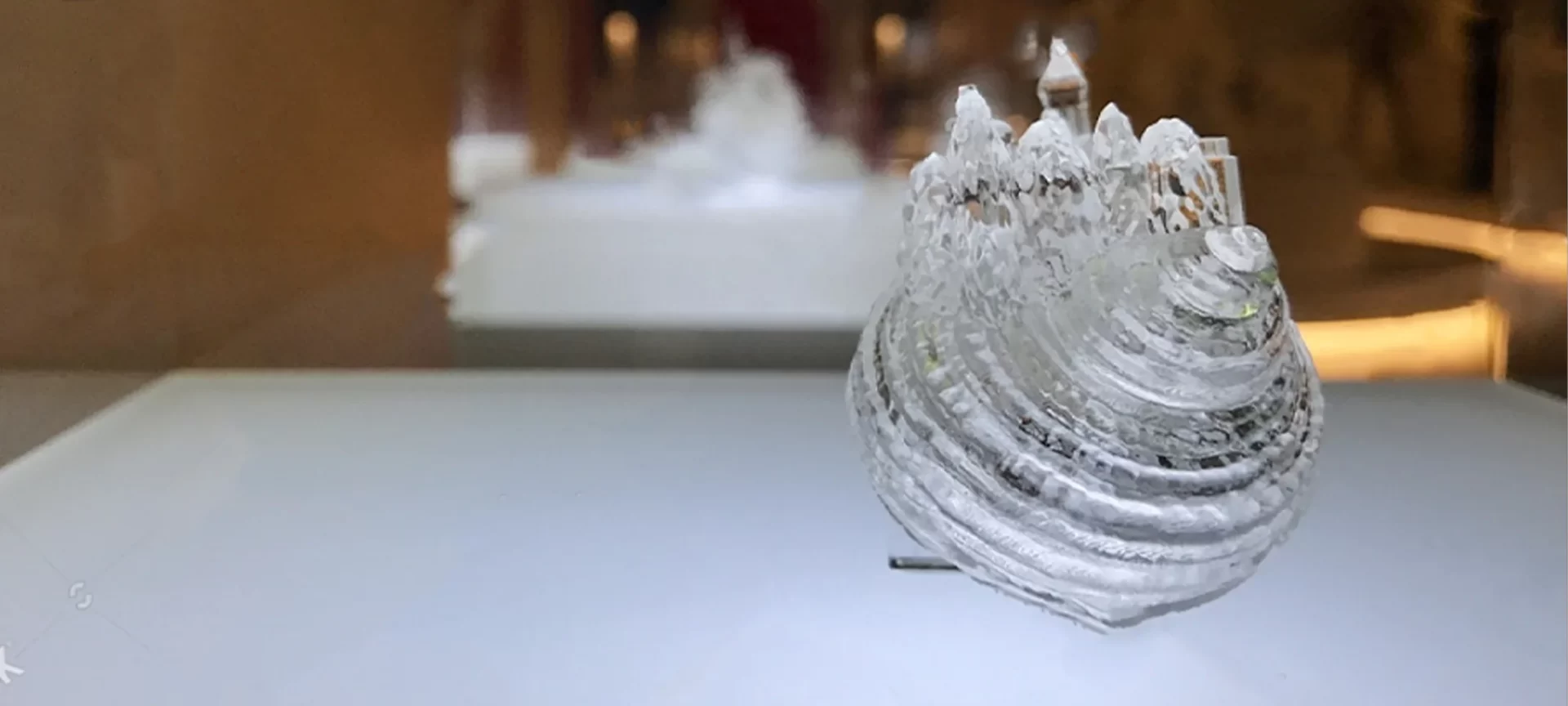 3D printed glass
