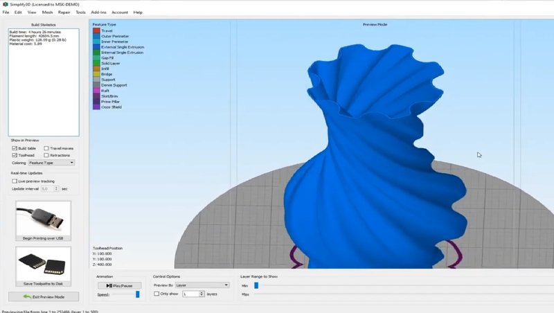 Delta WASP 2040 Clay software