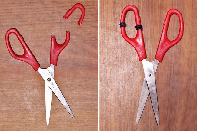 Repairing your scissors