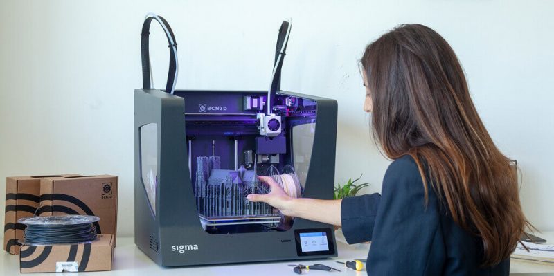 BCN3D Sigma R19 3D printer impression