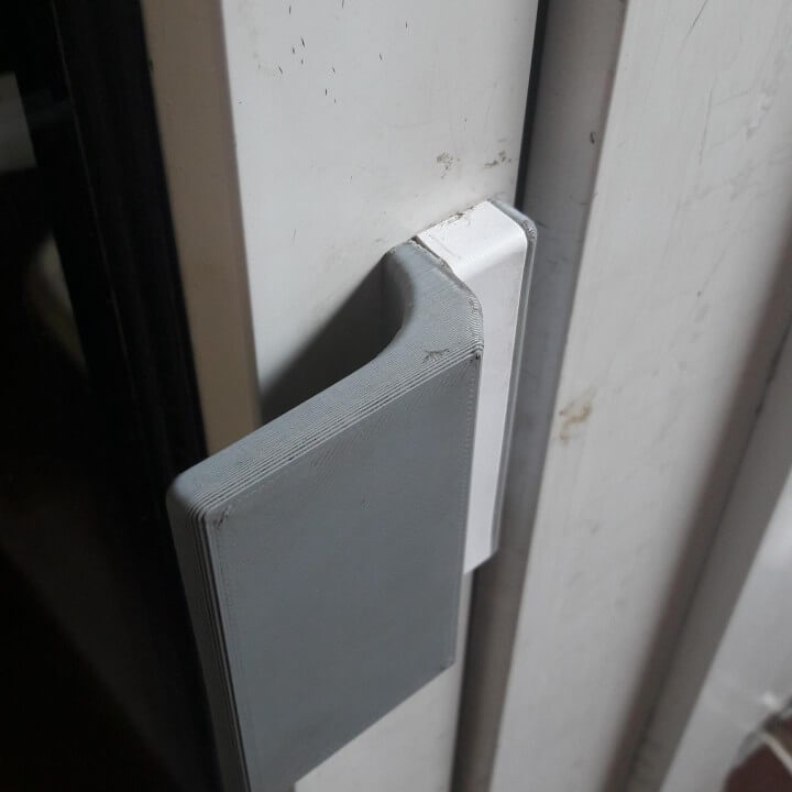 Balcony door handle