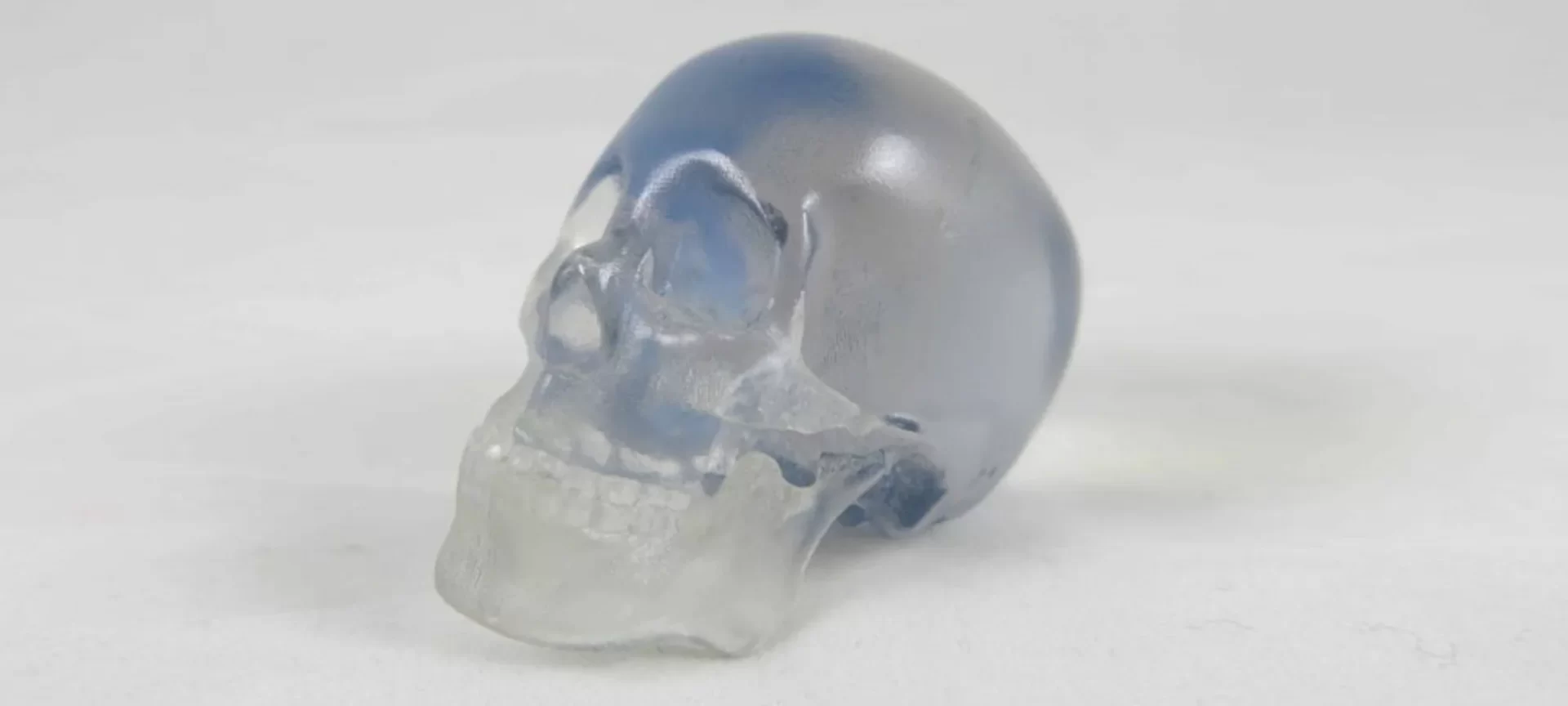 Clear Resin skull