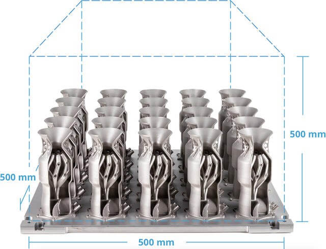 DMP Factory 500 3D Printer specs