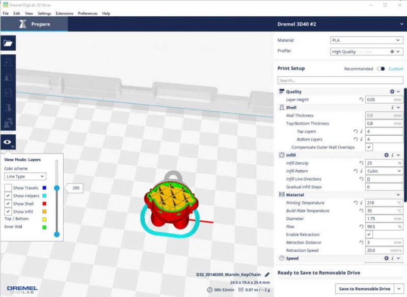 Dremel Digilab 3D40 software