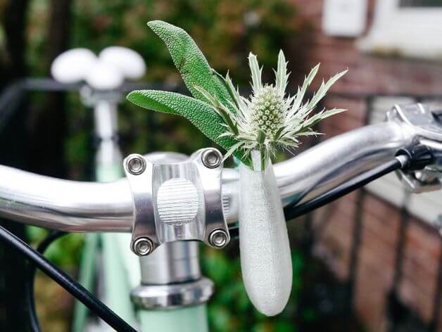 Handlebar Bike Vase by Colleen Bikini