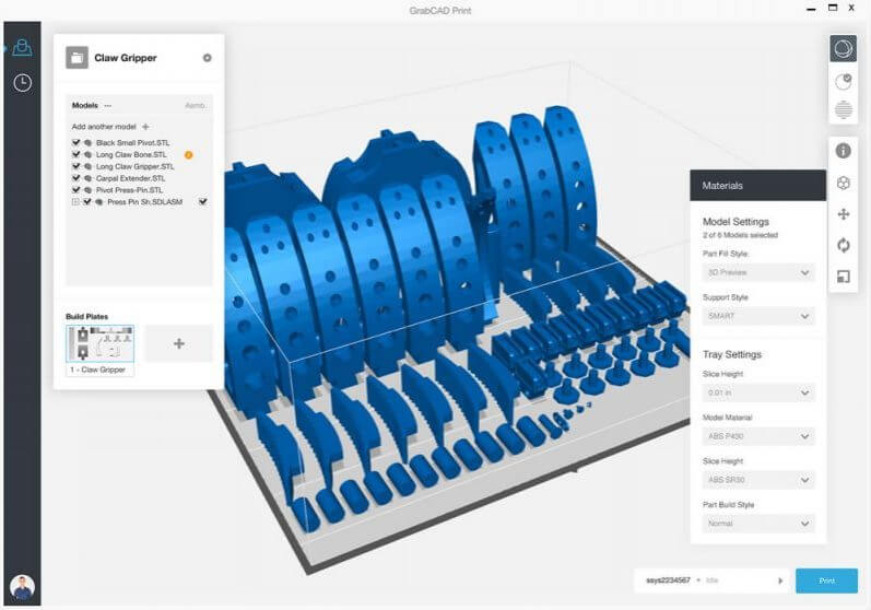 grabcad software stratasys f120