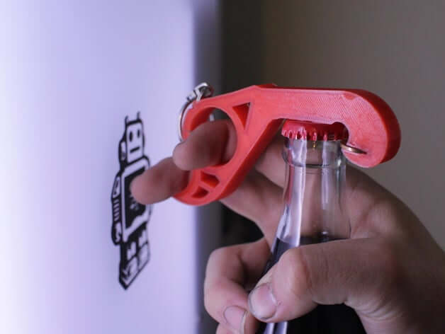 Smart One handed bottle opener