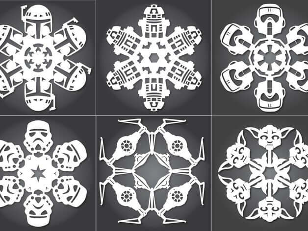 Star Wars Snowflakes