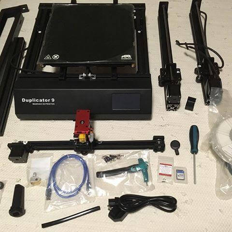 Wanhao Duplicator 9 Mark II 300 setup