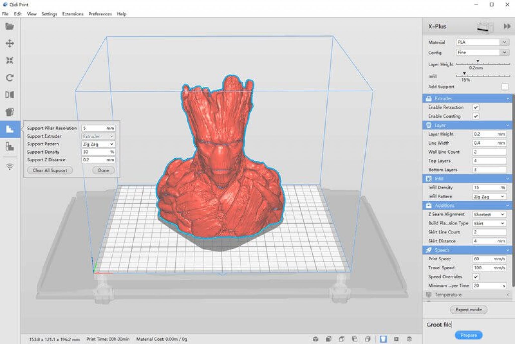 Printing software. 3d принтер QIDI X-Plus. Модель зайца для 3д принтера cura. QIDI Print. QIDI Slicer.