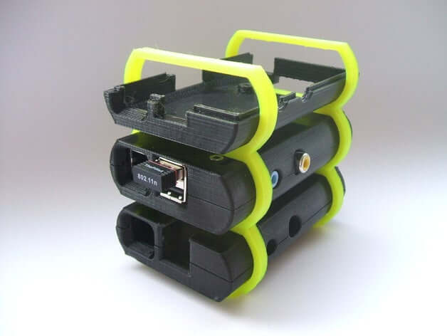 Raspberry Pi Case Stackable by natko