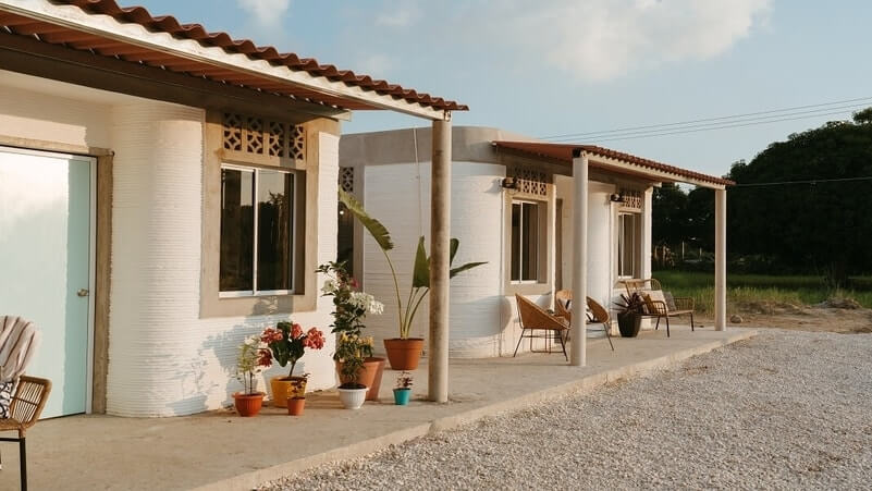 Tiny 3D Printed Houses in Mexico