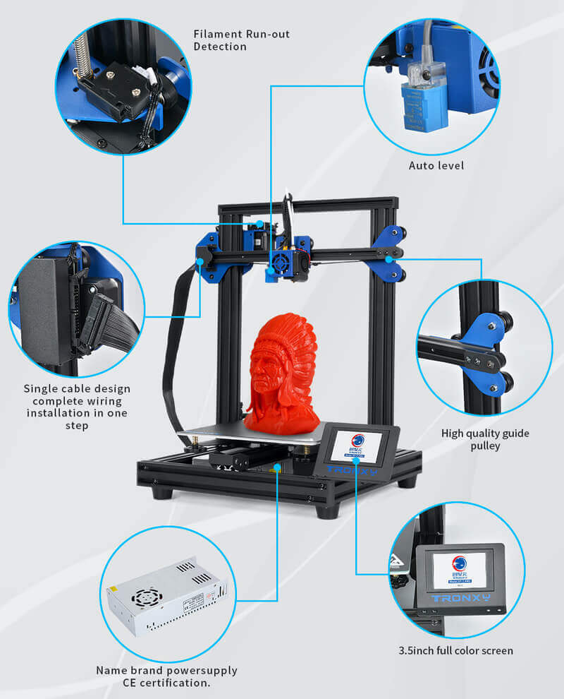 tronxy xy-2 pro 3d printer