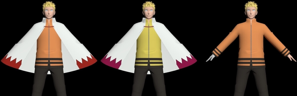 Naruto Hokage STL Files from Naruto 3D Printable