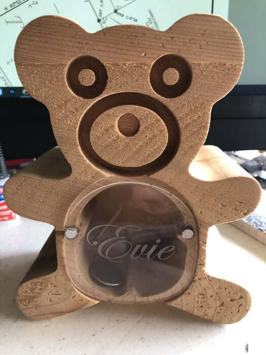 Teddy Bear Coin Bank