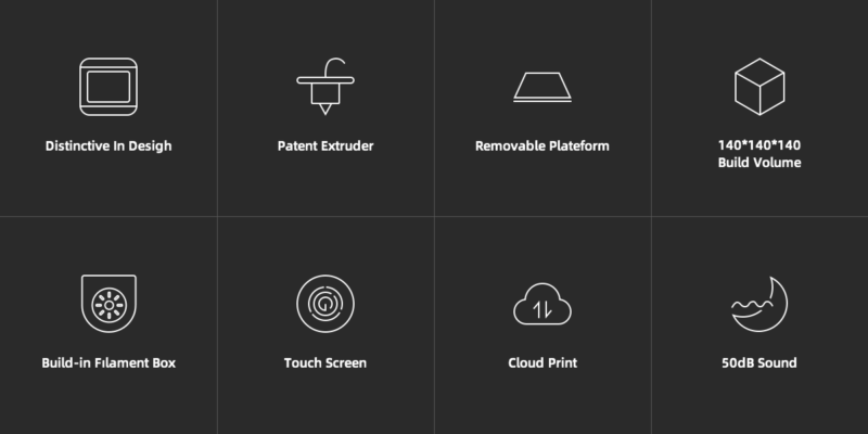 flashforge finder 2.0 features