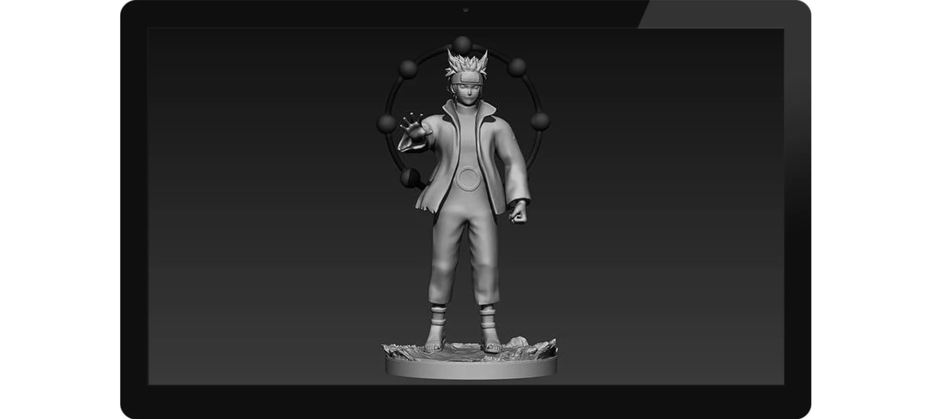 Free STL file Naruto Silhouette 👤・3D print object to download・Cults