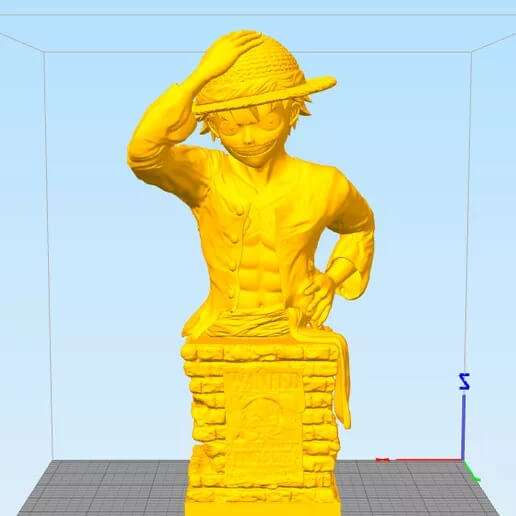 STL file One piece 2d zoro badge 📛・3D printer model to download