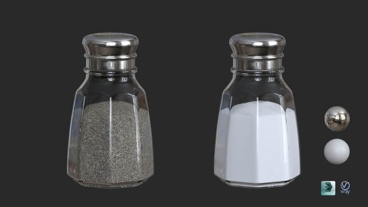 Salt and Pepper Shakers 3D model