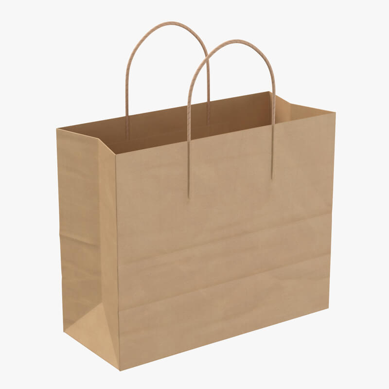 Shopping Bag Handle 3d model